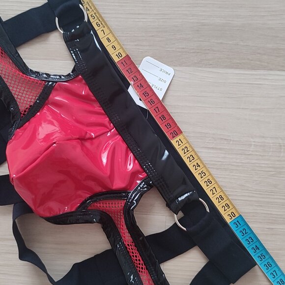 Jockstrap rouge et noir - Picture 5 of 8